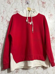 Red & White Hoodie