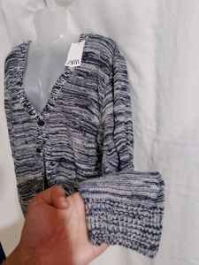 Striped Knit Cardigan