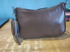 H&amp;M Brown shoulder Bag with Coin Pouch