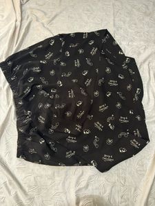 RIO Whimsical Print Button-Up Shirt