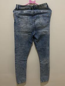 Washed Blue Skinny Fit Jeans
