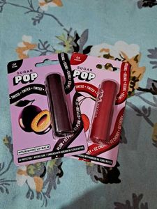 Sugar Pop Tinted Lip Balms - Cherry &amp; Plum combo