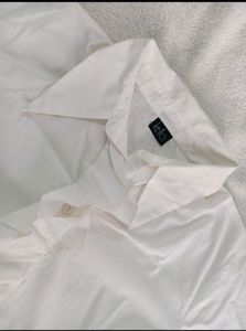 Classic White Ruffled Blouse