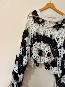 Crochet Flower Pattern Top
