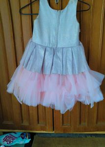 Very Beautiful Net With Glitter Layer Frock