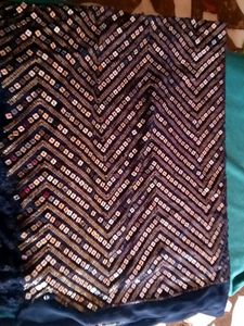 Heavy Sequence Work fabric
