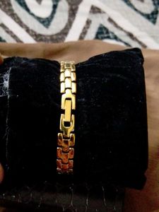 Archies Embellished Gold Tone Watch