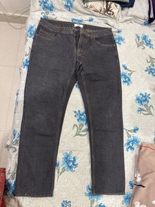 Dark Grey Denim Jeans