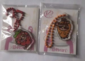 BTS inspired Chibi Carrot Jk and Strawberry Tae ke