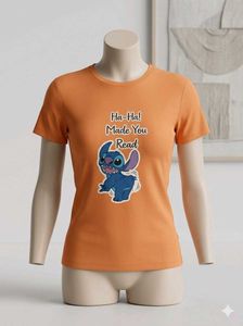 Orange Stitch T-Shirt