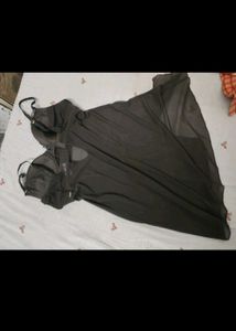Sheer Babydoll Lingerie with Lace Detail