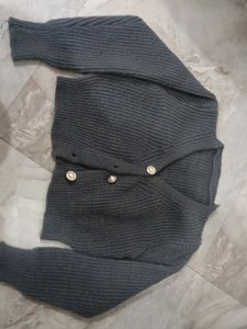 PRICE DROPE !!!! Chic Grey Knit Cardigan