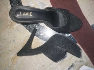 Sparkly Black Heels