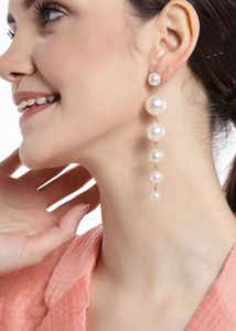 Elegant Pearl Drop Earrings