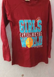 Girls Long Sleeve Graphic Tee