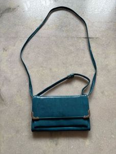 Teal Crossbody Bag