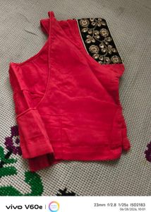 Stunning Pink Embroidered Saree