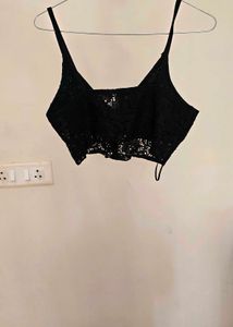 Primark Black Lace Cami Top