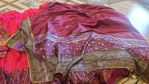Beautifully Printed Ethnic Micro Cotton Silk Langh