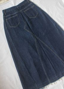 Denim Maxi Skirt