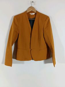 Mustard Yellow Plain Formal Blazer (Women)