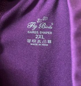 Purple Drawstring Maxi Skirt