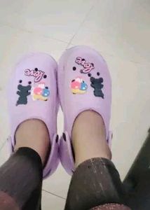 Cute Purple Clog Sandals