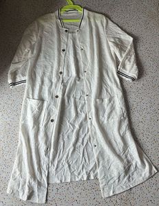 Elegant Button-Down Long Coat