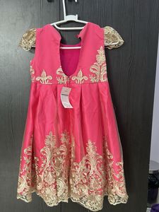 Cute Pink &amp; Gold Party Dress