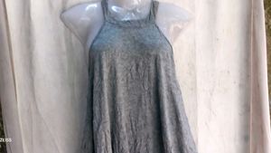 Grey Flowy Tank Top