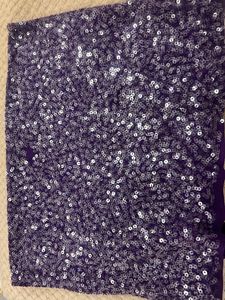 Purple Sequined Tank Top