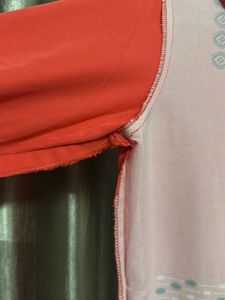 Stylish Red Orange Kurta