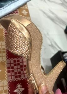 Sparkling Gold Heels