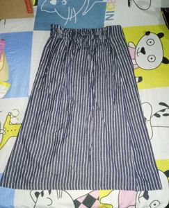 Striped Maxi Skirt Can Fit From 26- 28 Size