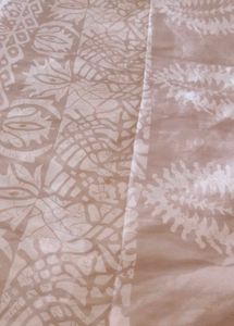 silk Elegant Beige Patterned Saree