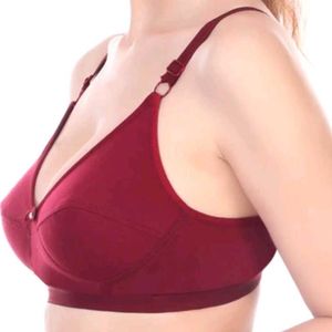 Maroon Comfort non padded Bra