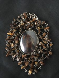 Tiger's Eye Chip Necklace