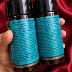 Pilgrim Volcanic Lava Foaming Face Wash Duo