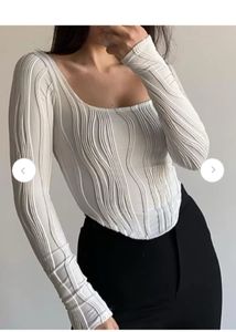 WHITE NEW ME TOP