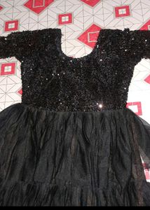black gown
