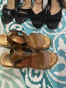 Sparkling Gold & Black Heels Bundle