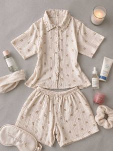 🎀🌸Cozy Floral Pajama Set