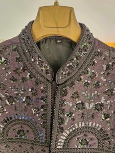 Handwork Embellished Sherwani for Groom / Sider