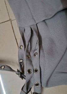 shein grey formal pant