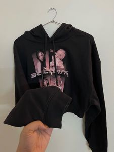 H&amp;M blackpink edition Crop Hoodie