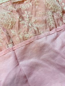 Beautiful light pink kurta set 3pc