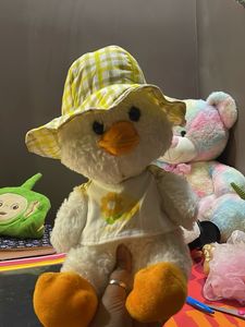 Cute Duck Plush Toy with Hat