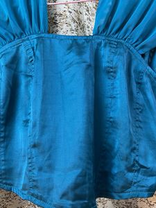 Chic Teal Corset Top