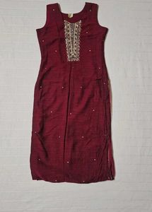 Maroon suit set