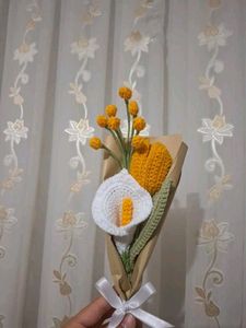 Handmade Crochet Flower Bouquet
